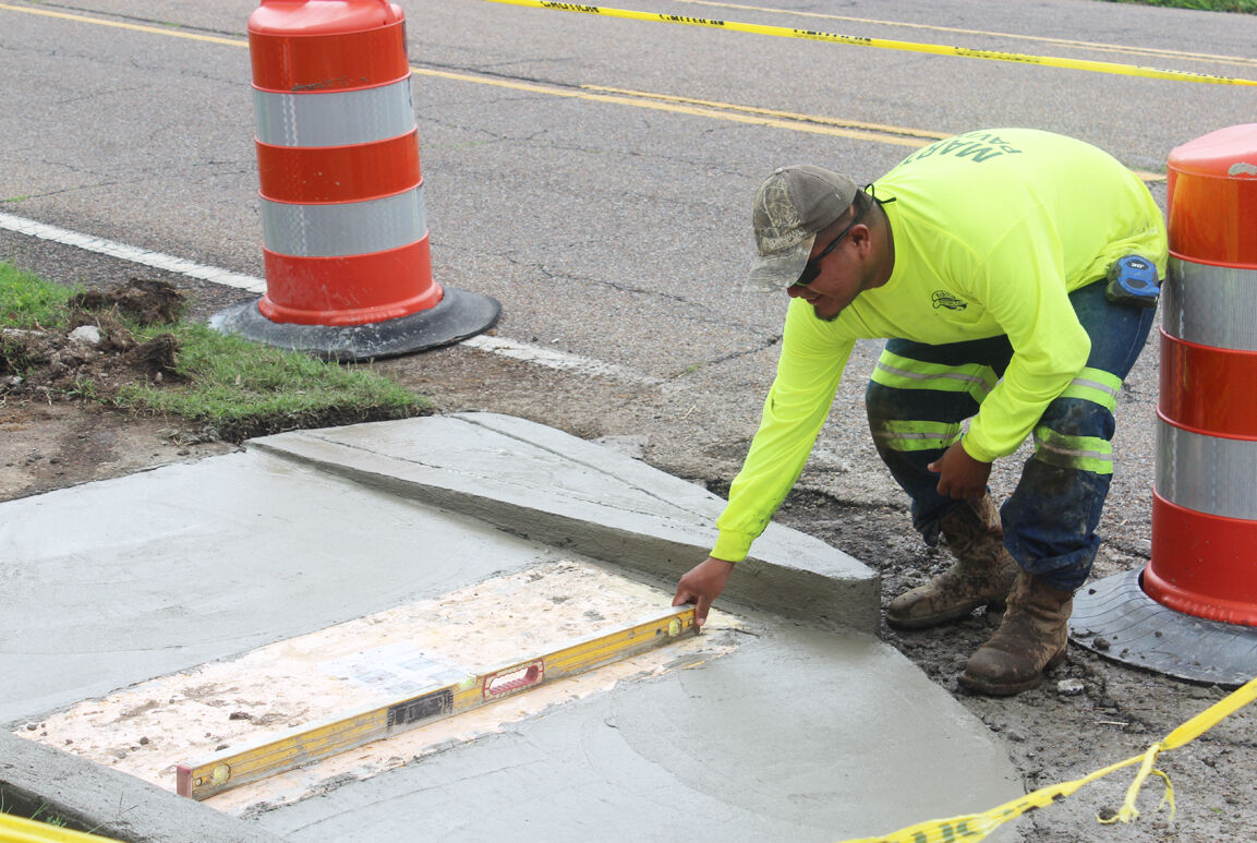 Intersection work part of East Wood Street paving project